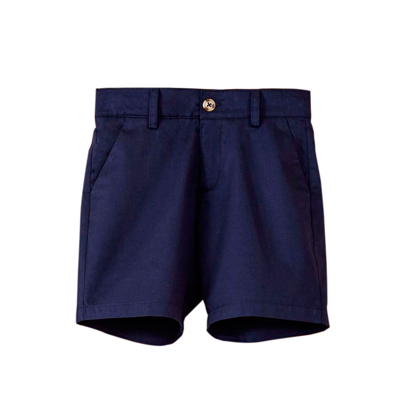 Boys' Navy Checkered Set