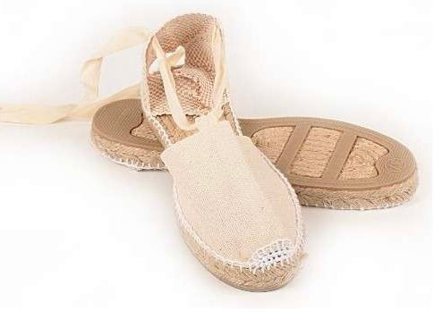 Alpargatas con Cordones Beige