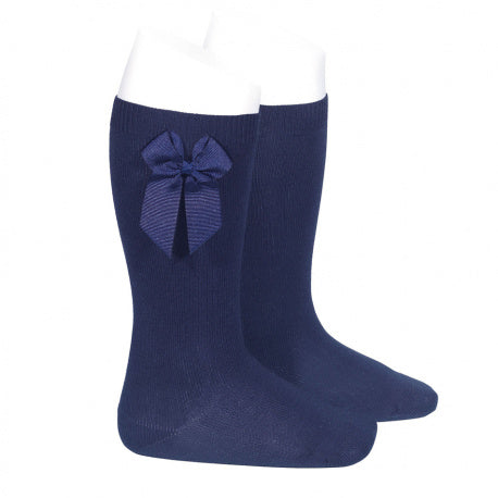 Condor Socks Navy Bow