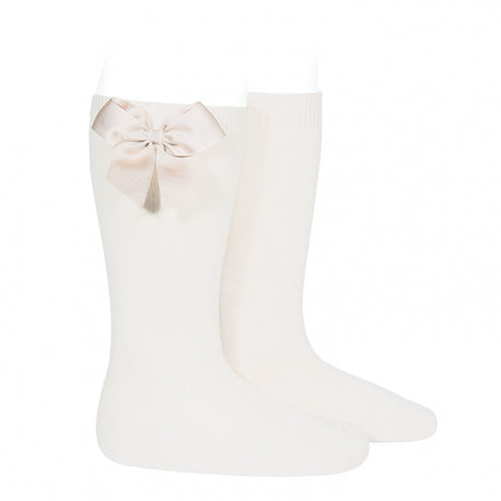 Condor Cream Bow Socks